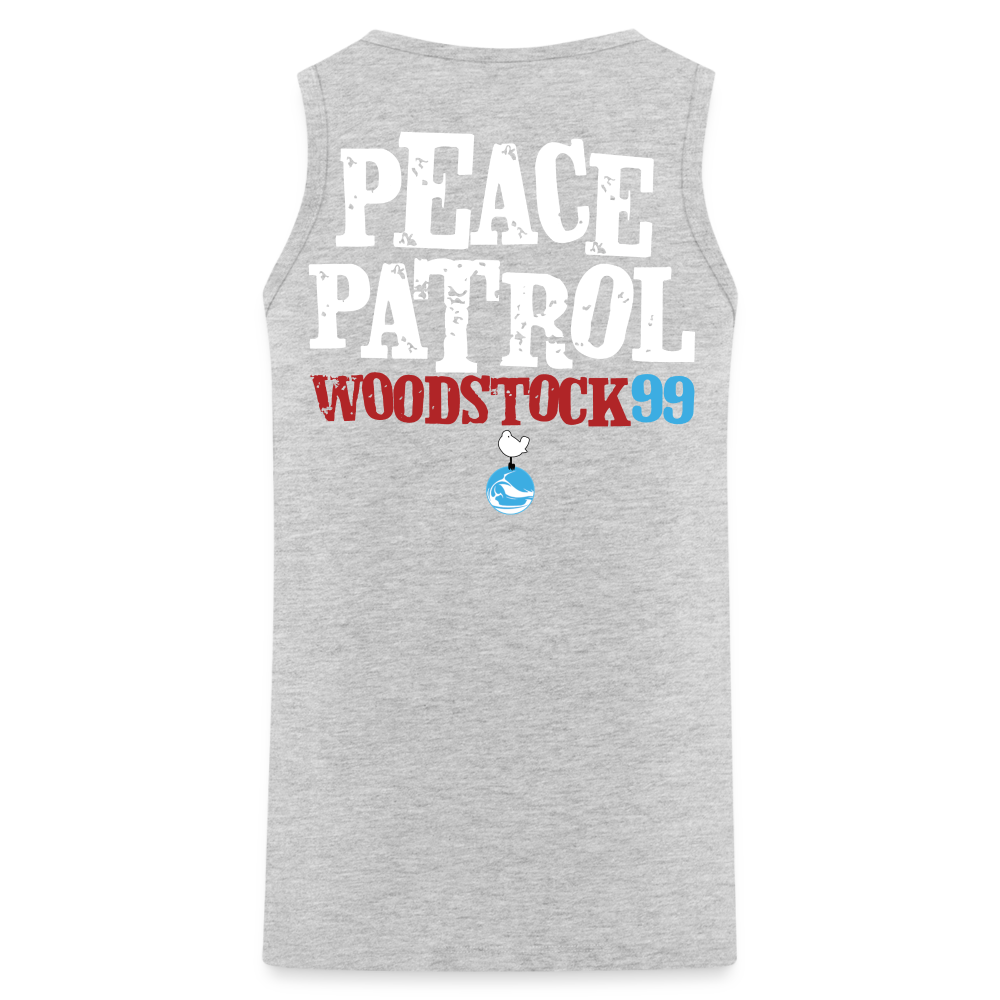Woodstock 99 Peace Patrol - Men’s Premium Tank - heather gray