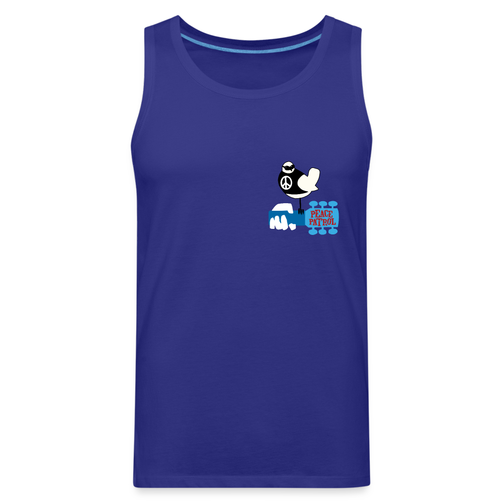 Woodstock 99 Peace Patrol - Men’s Premium Tank - royal blue