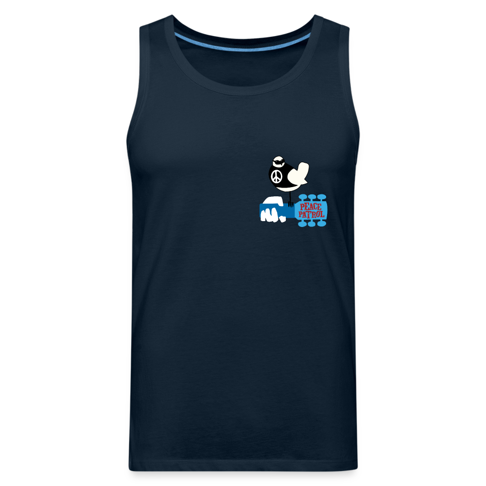 Woodstock 99 Peace Patrol - Men’s Premium Tank - deep navy