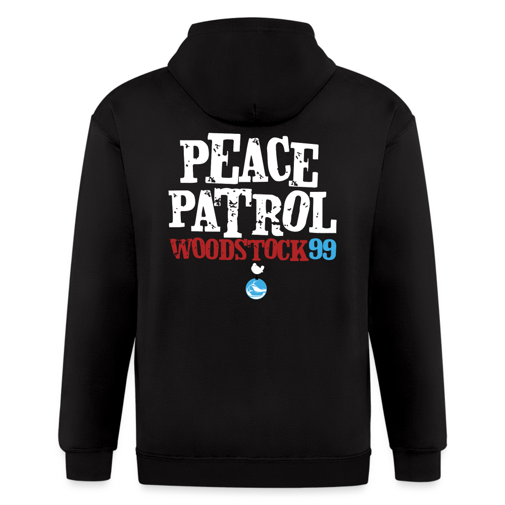 Woodstock 99 Peace Patrol - Zip Hoodie - black