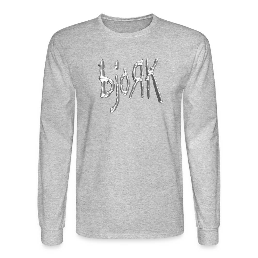 bjoЯk - Long Sleeve Tee - heather gray