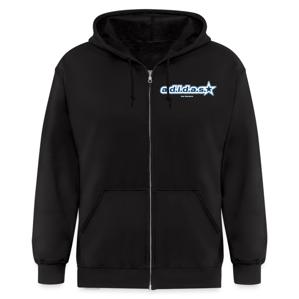 All Day I Dream About Sex - Zip hoodie - black