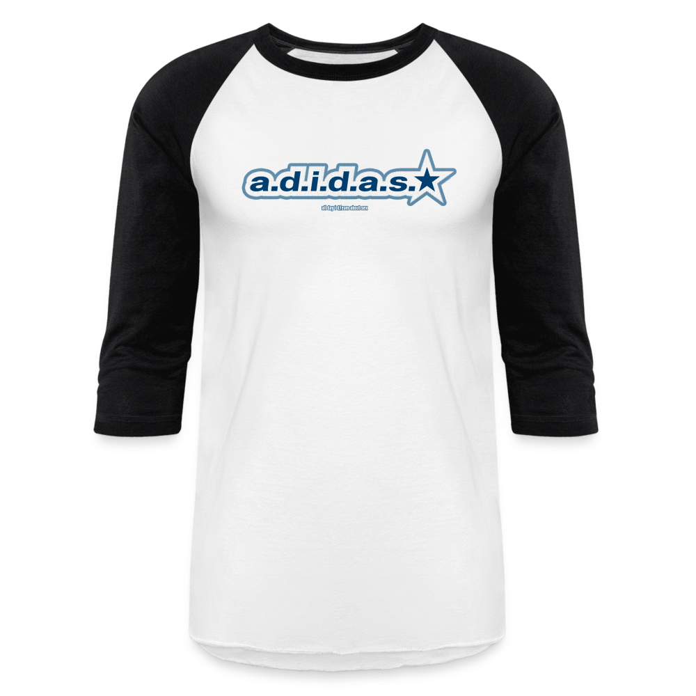 All Day I Dream About Sex - Baseball tee - white/black