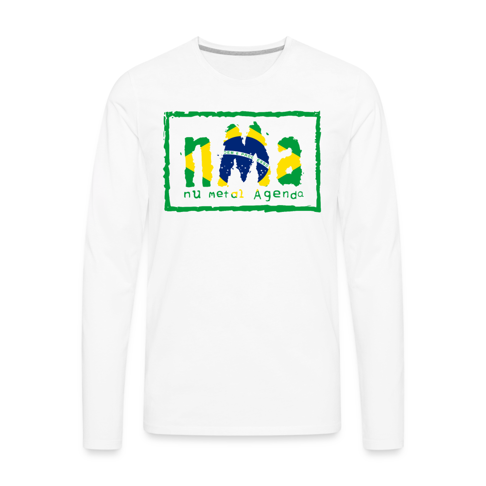 NMA Brazil Mentioned Edition - Long Sleeve T-Shirt - white
