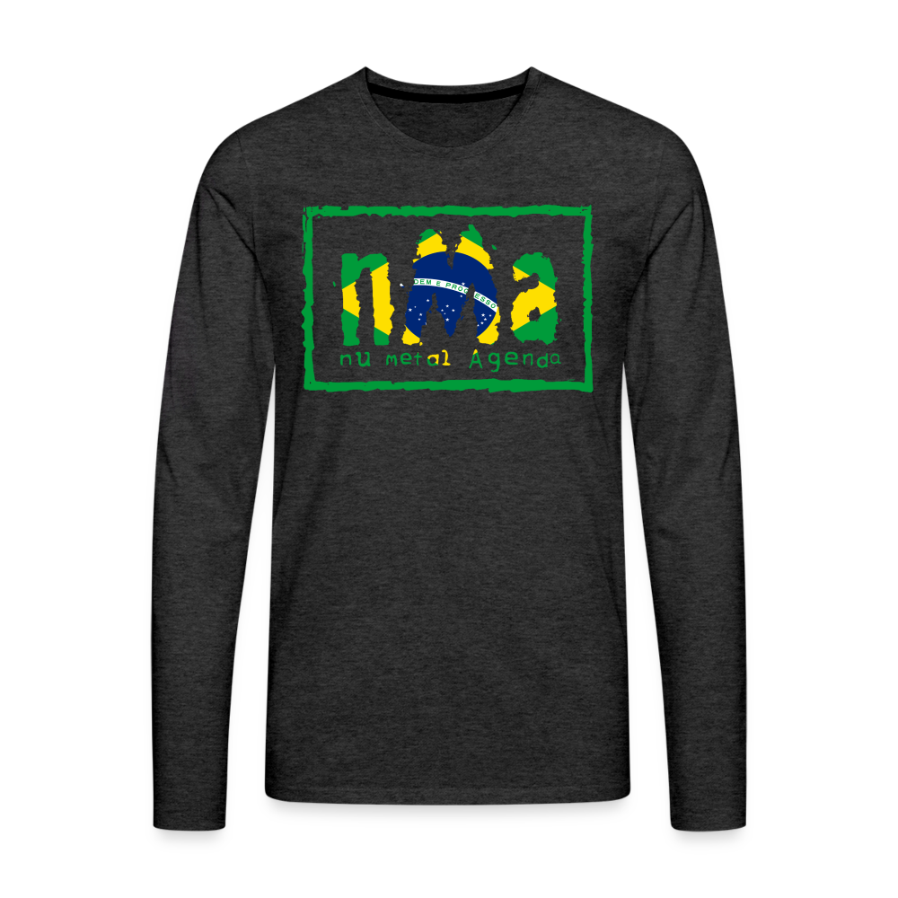NMA Brazil Mentioned Edition - Long Sleeve T-Shirt - charcoal grey