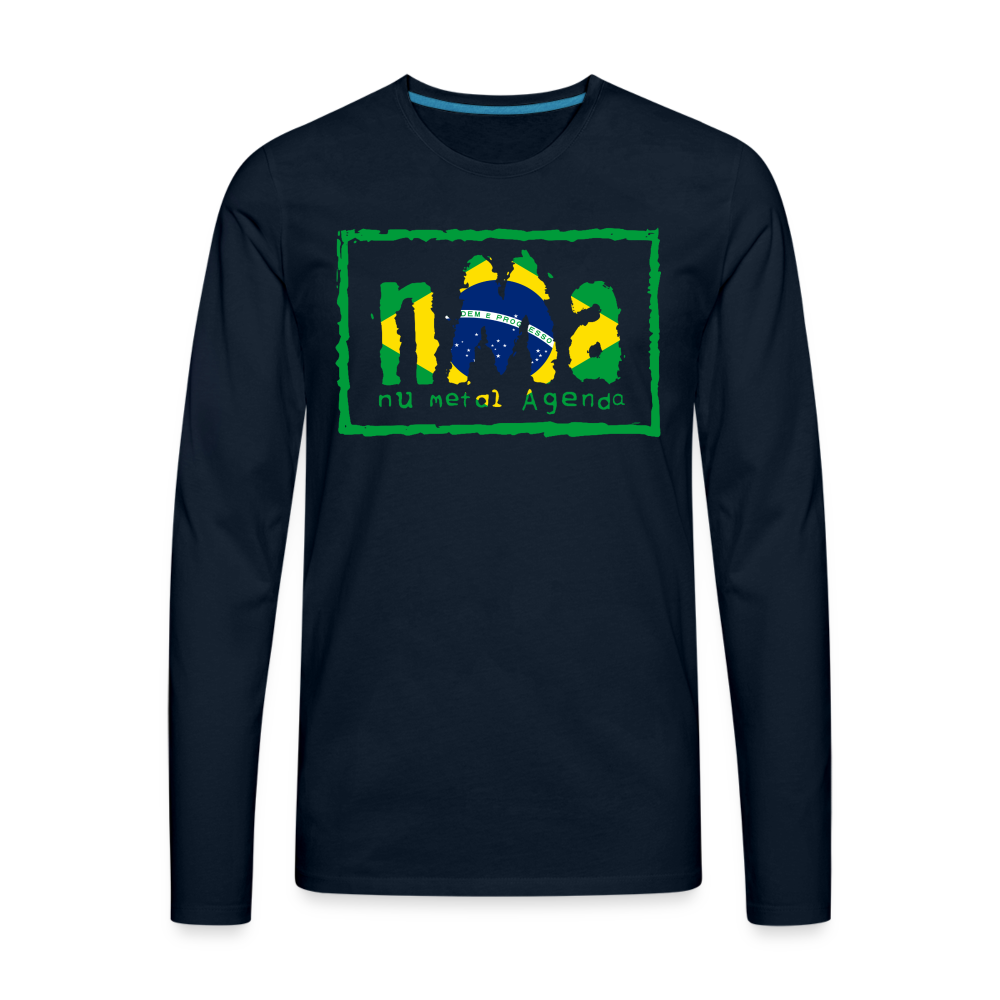 NMA Brazil Mentioned Edition - Long Sleeve T-Shirt - deep navy