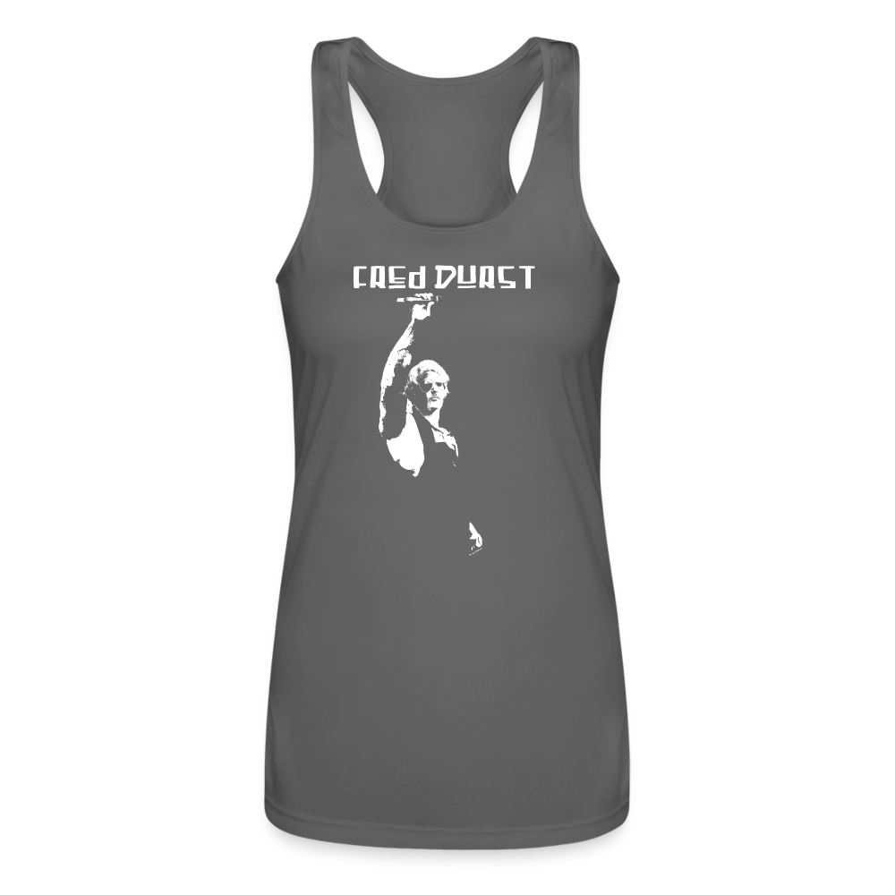Durstman - Women’s Performance Racerback Tank Top - charcoal