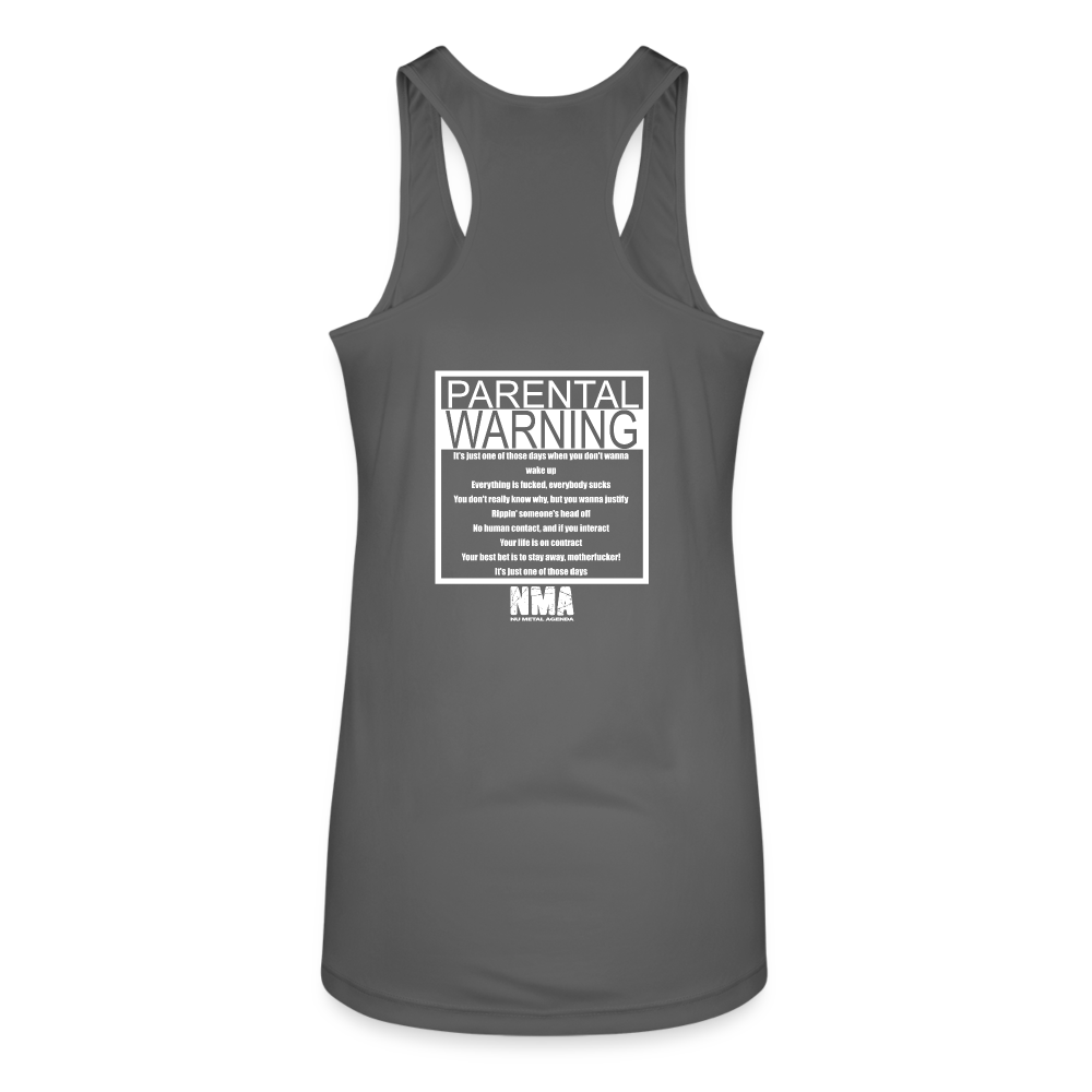 Durstman - Women’s Performance Racerback Tank Top - charcoal