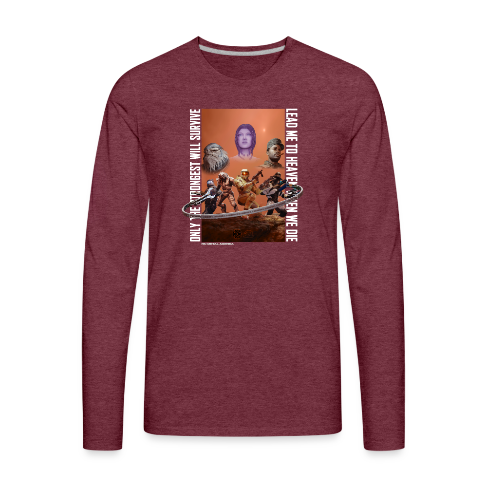 Halo 2: Blow Me Away - Long Sleeve T-Shirt - heather burgundy