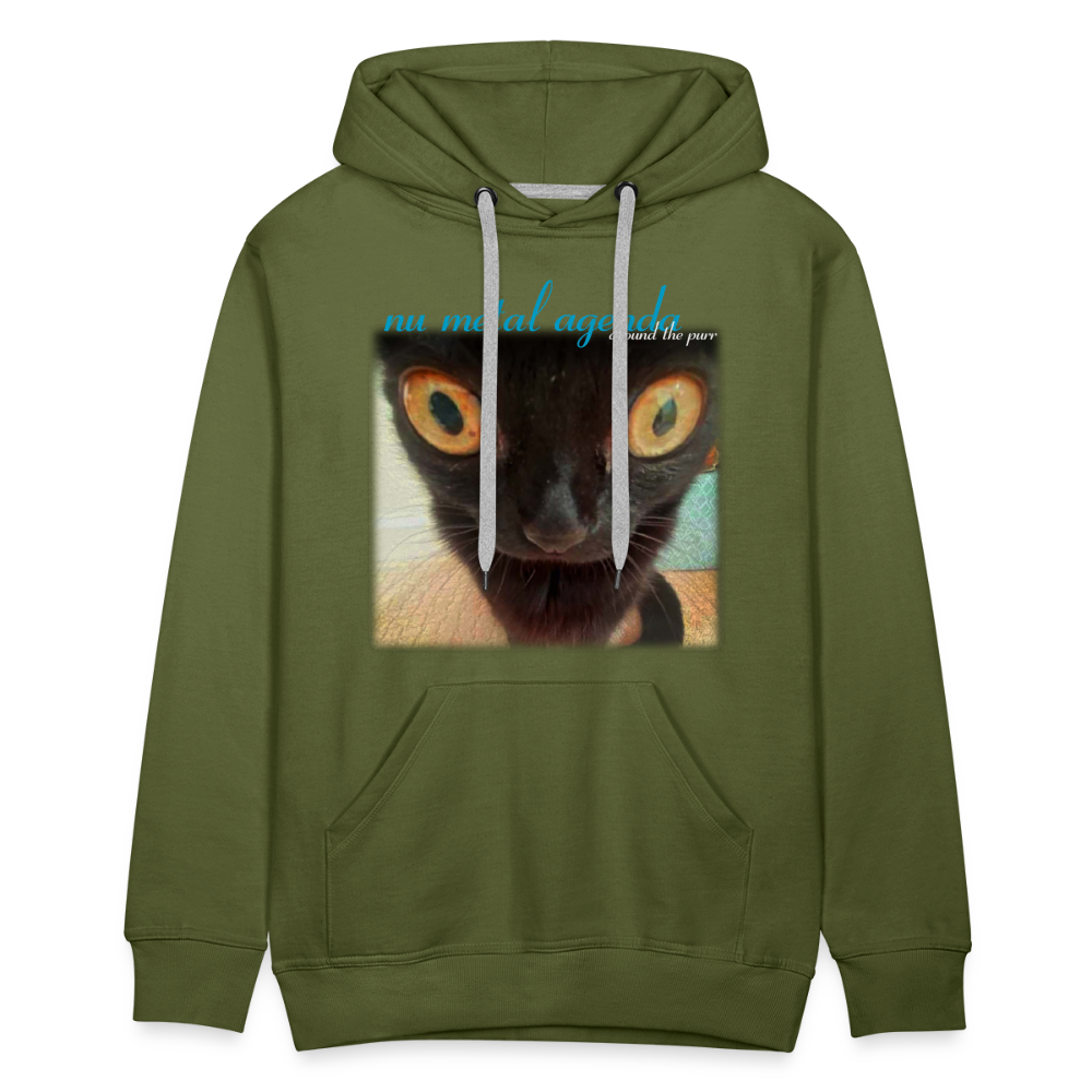Around the Furr (meow) - Hoodie - olive green