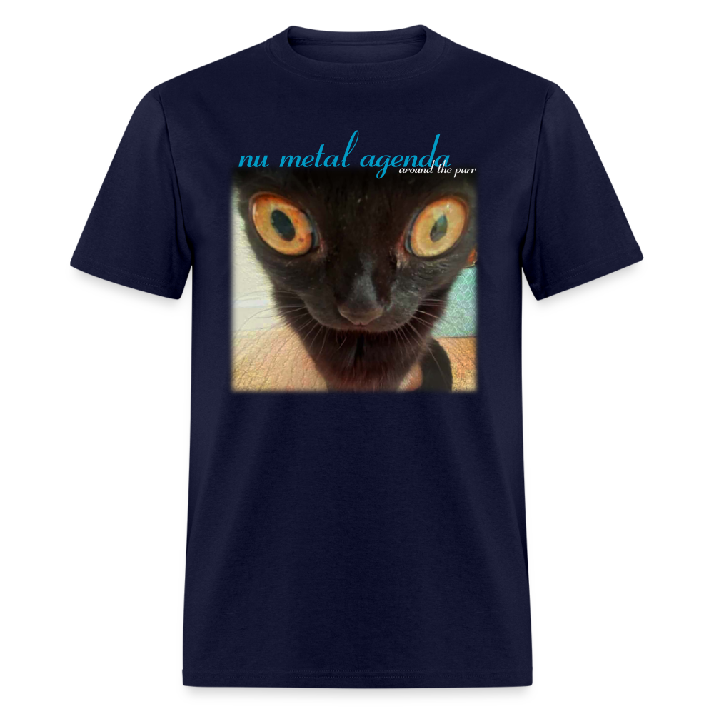 Around the Purr (meow) - Tee - navy