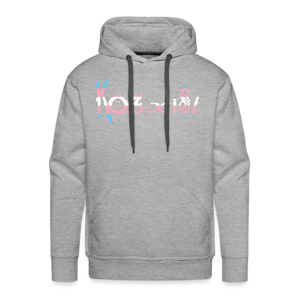 Koexist Trans Pride - Men’s Premium Hoodie - heather grey