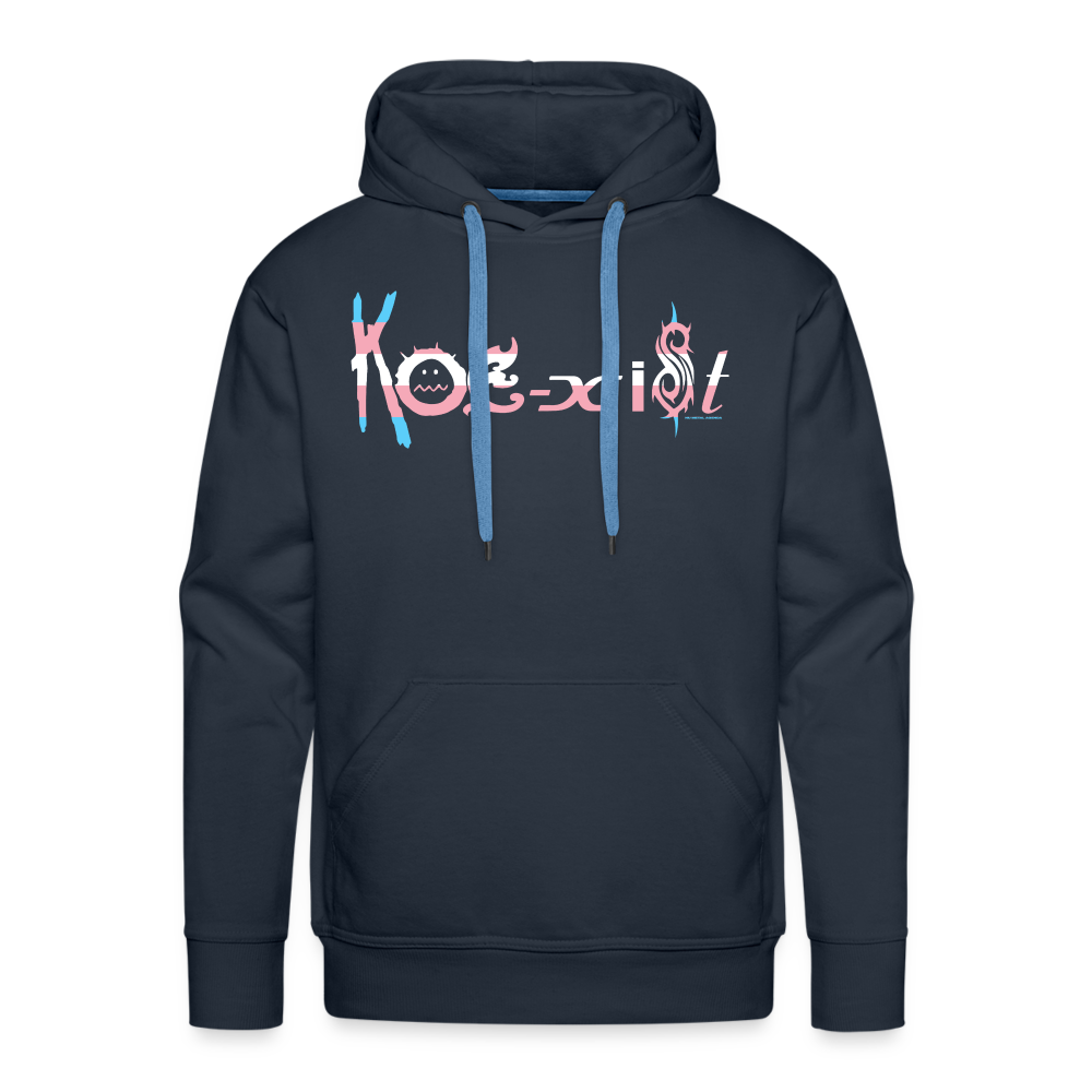 Koexist Trans Pride - Men’s Premium Hoodie - navy