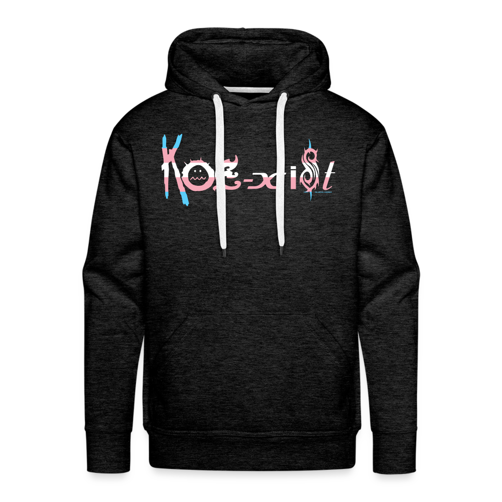 Koexist Trans Pride - Men’s Premium Hoodie - charcoal grey