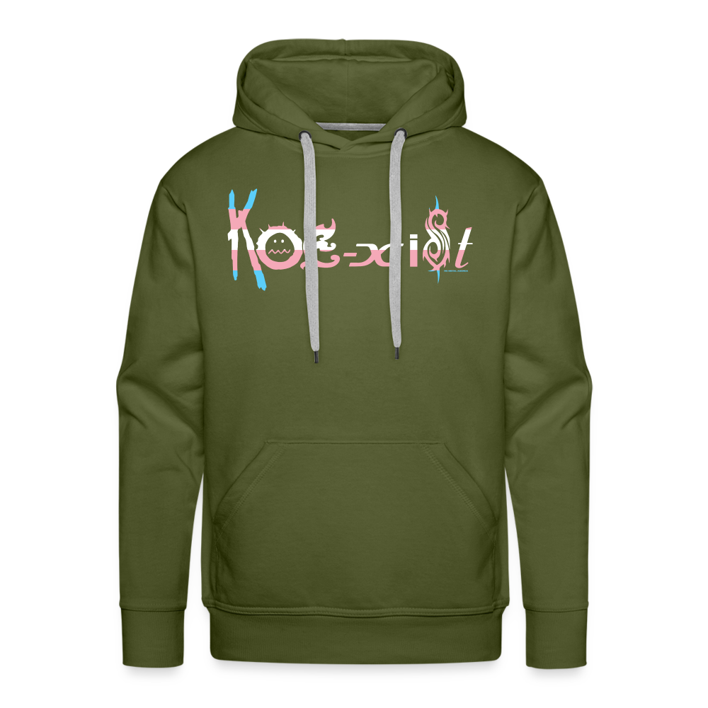 Koexist Trans Pride - Men’s Premium Hoodie - olive green
