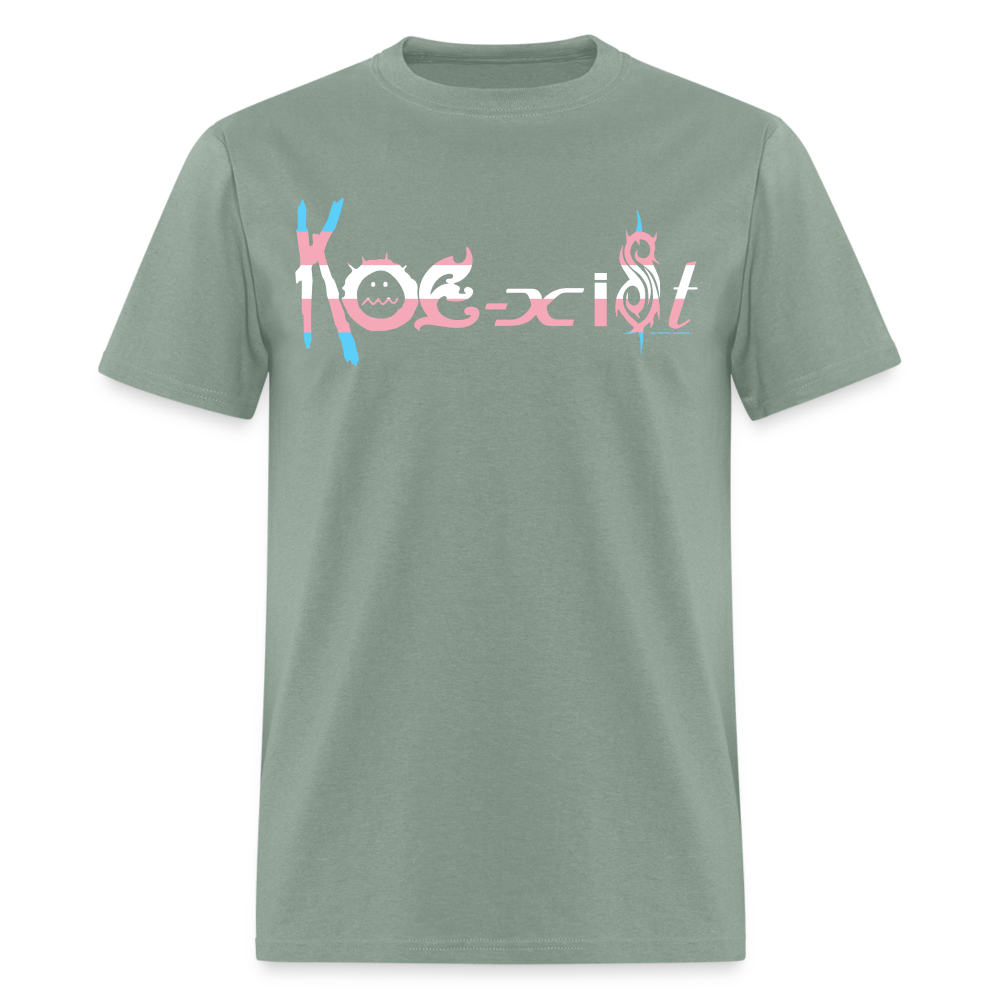 Koexist Trans Pride! - Unisex Classic T-Shirt - sage