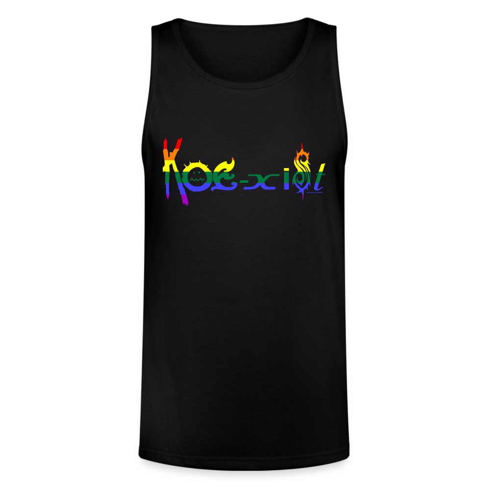 Koexist Pride - Unisex Tri-Blend Organic Tank - black