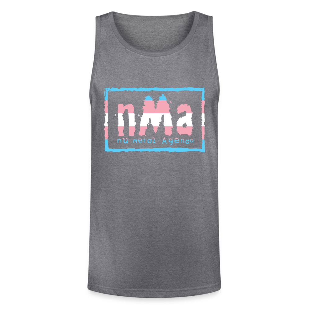 Nu World Order Trans Pride - Unisex Tri-Blend Organic Tank - heather gray