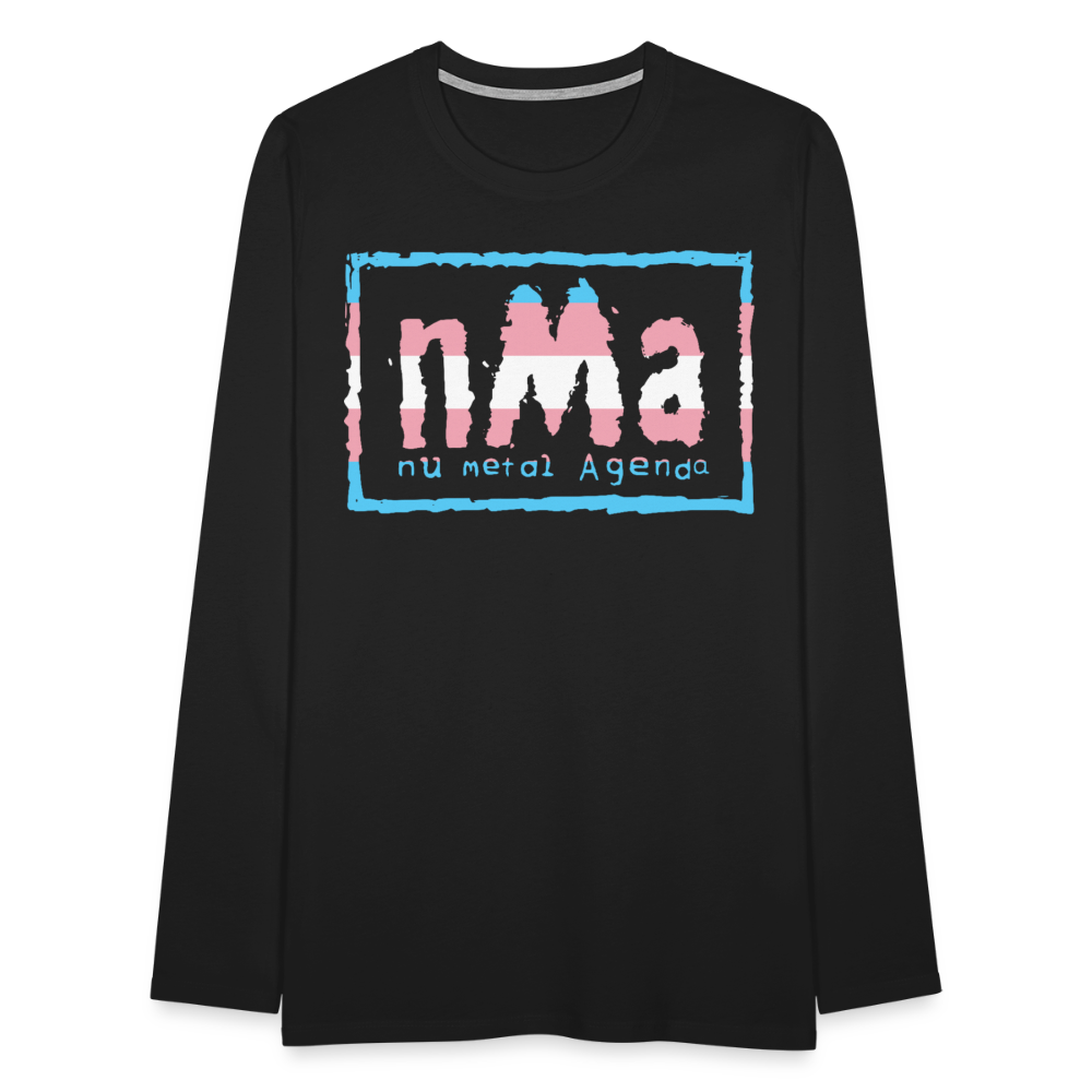 Nu World Order Trans Pride - Premium Long Sleeve T-Shirt - black
