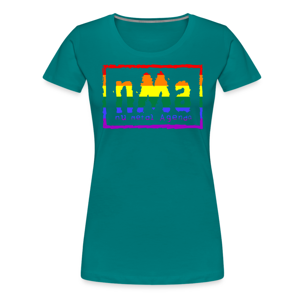Nu World Order Pride - Women’s Premium T-Shirt - teal