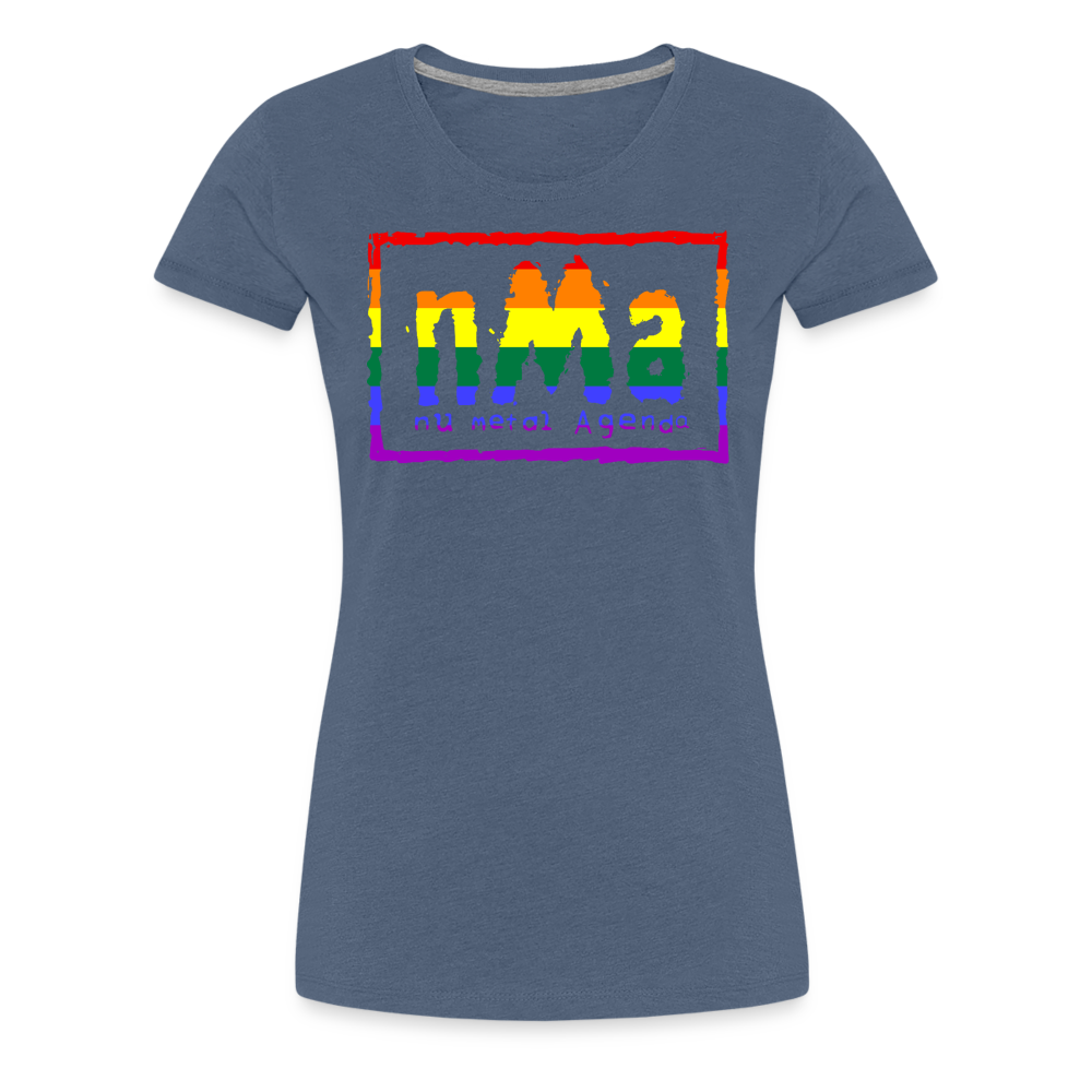 Nu World Order Pride - Women’s Premium T-Shirt - heather blue