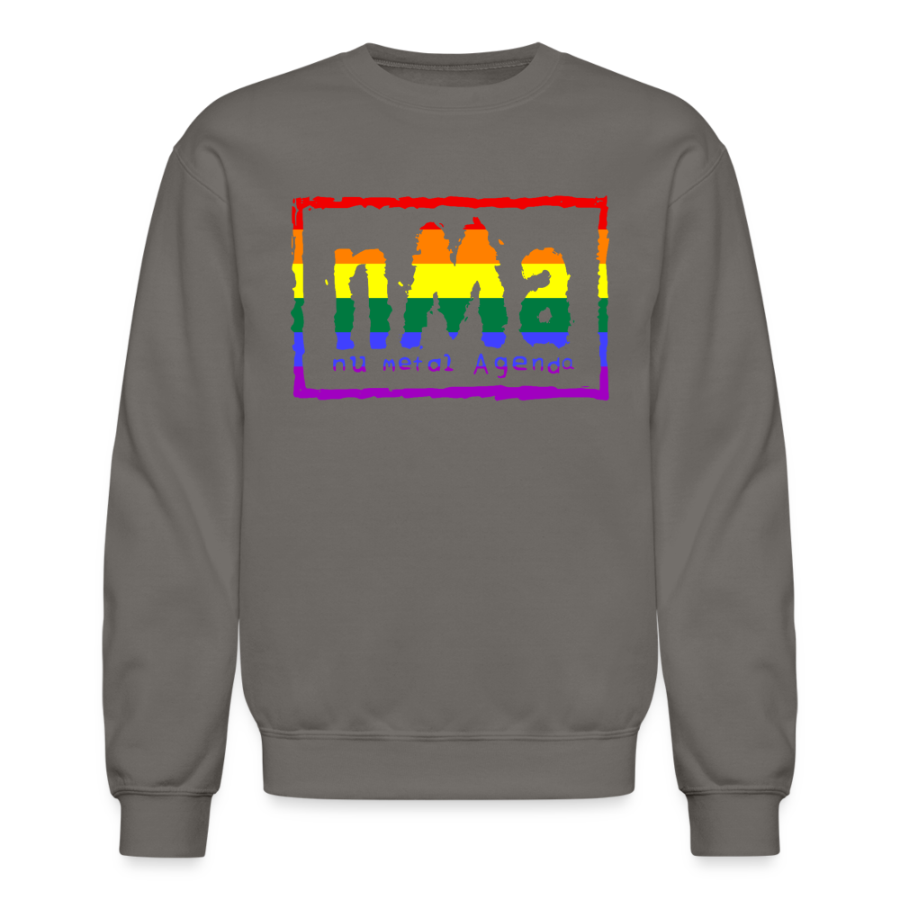 Nu World Order Pride - Crewneck Sweatshirt - asphalt gray