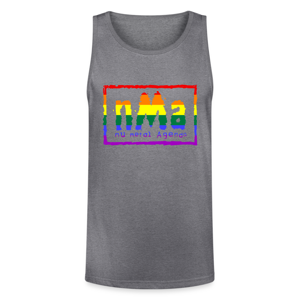Nu World Order Pride - Unisex Tri-Blend Organic Tank - heather gray