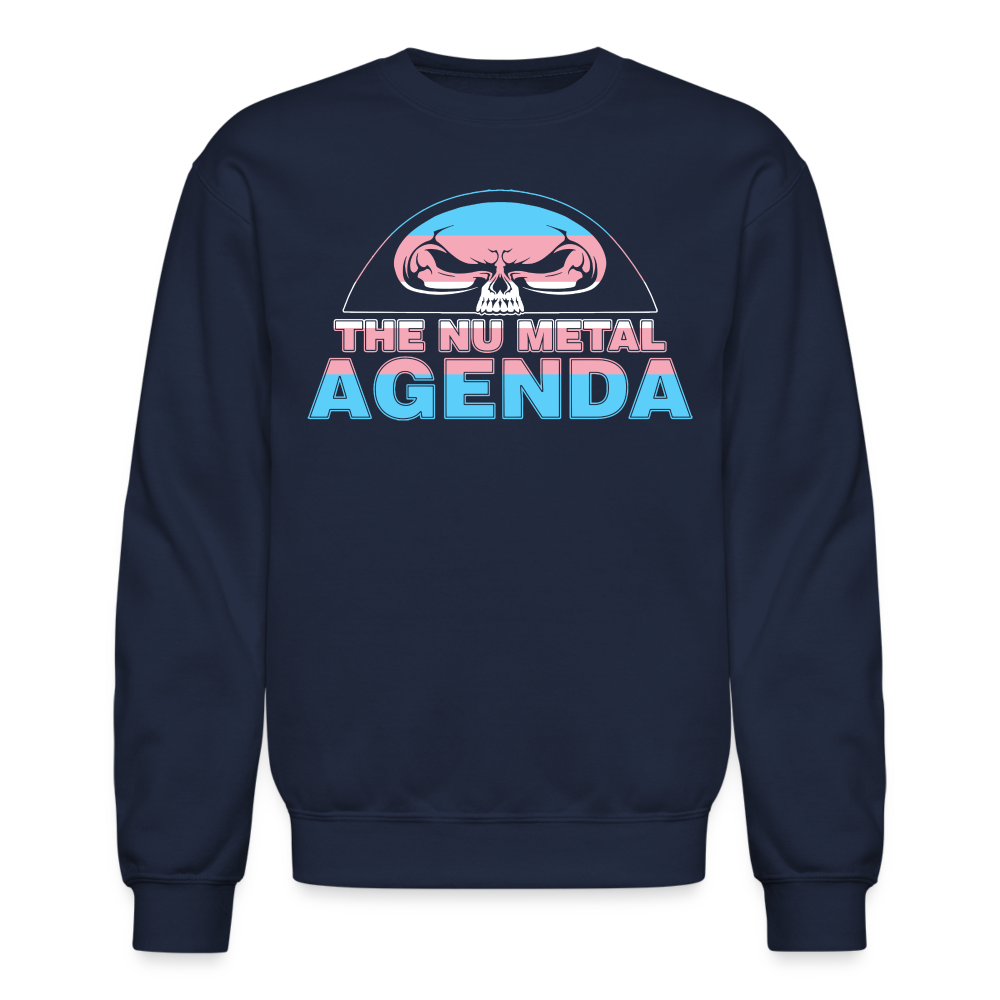 NMA Skull Trans Pride - Crewneck Sweatshirt - navy