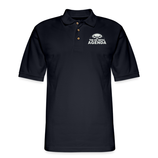NMA Skull - Pique Polo Shirt - midnight navy
