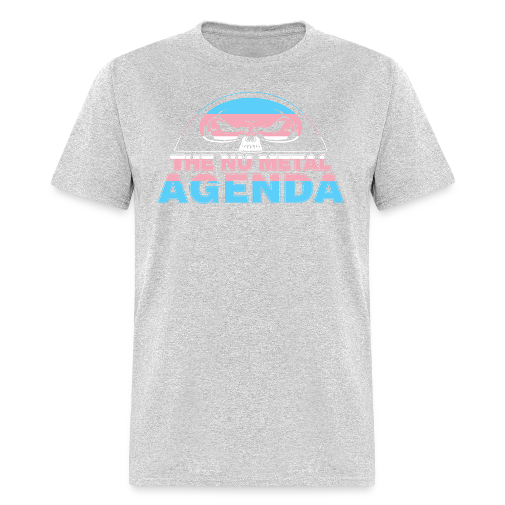 NMA Skull Trans Pride - Tee - heather gray