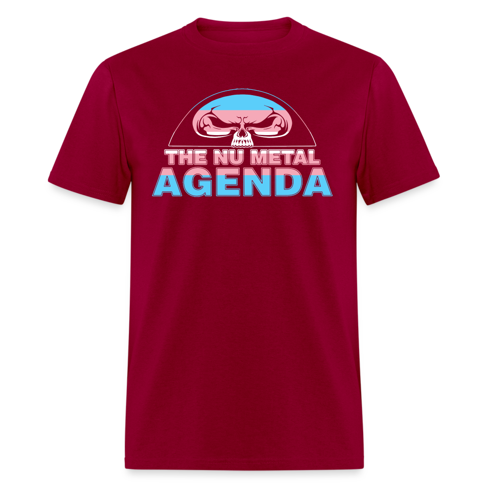 NMA Skull Trans Pride - Tee - dark red