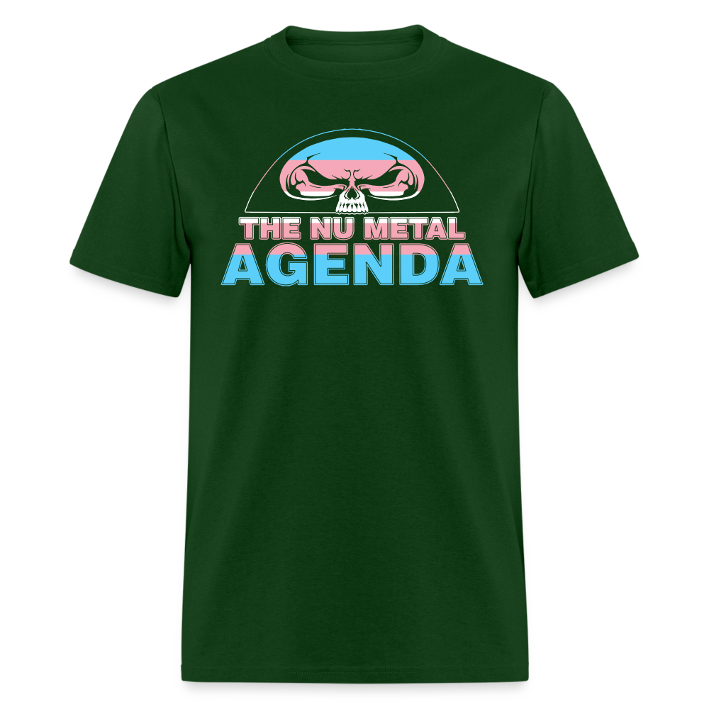 NMA Skull Trans Pride - Tee - forest green