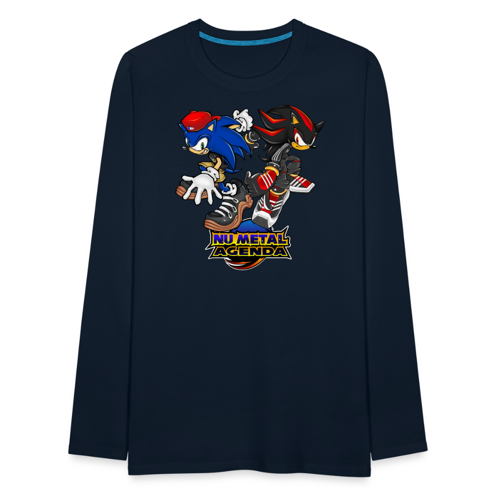 Nu Metal Adventure 2 - Long Sleeve T-Shirt - deep navy