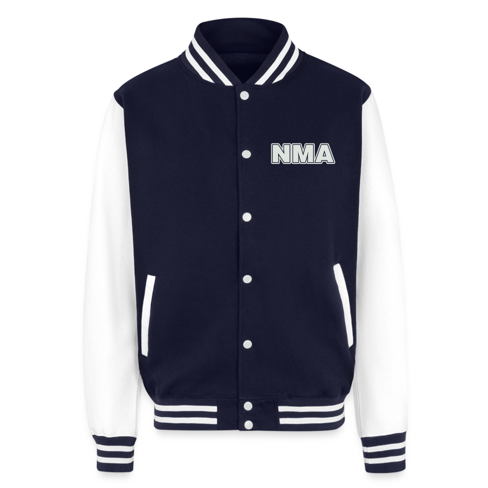 NMA - Heavyweight Letterman Jacket - navy/white