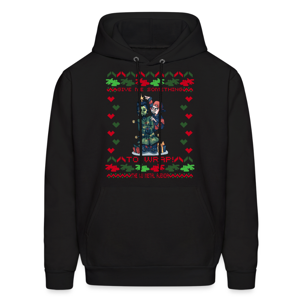 Give Me Something to Wrap Xmas - Premium Hoodie - black