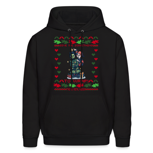 Give Me Something to Wrap Xmas - Premium Hoodie - black