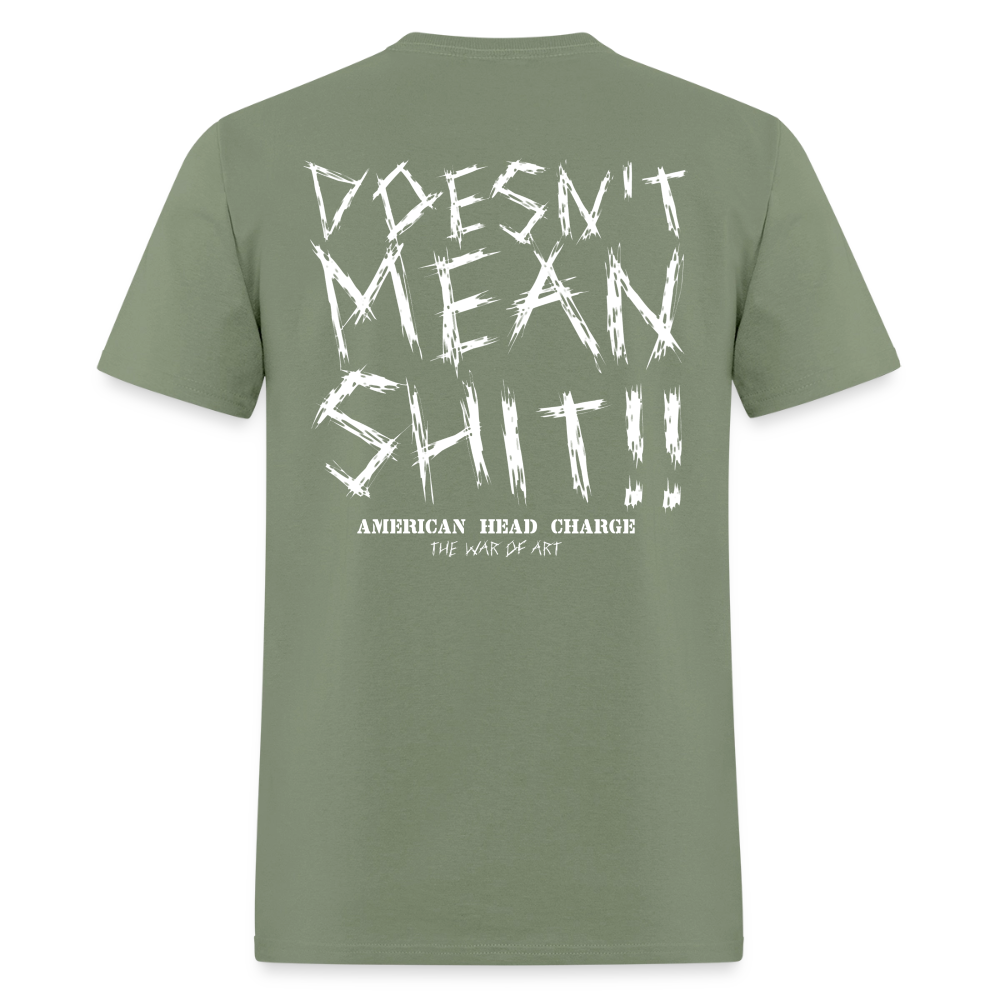"Reach and Touch" - A Violent Reaction: 25 Years of The War of Art | T-Shirt - military green