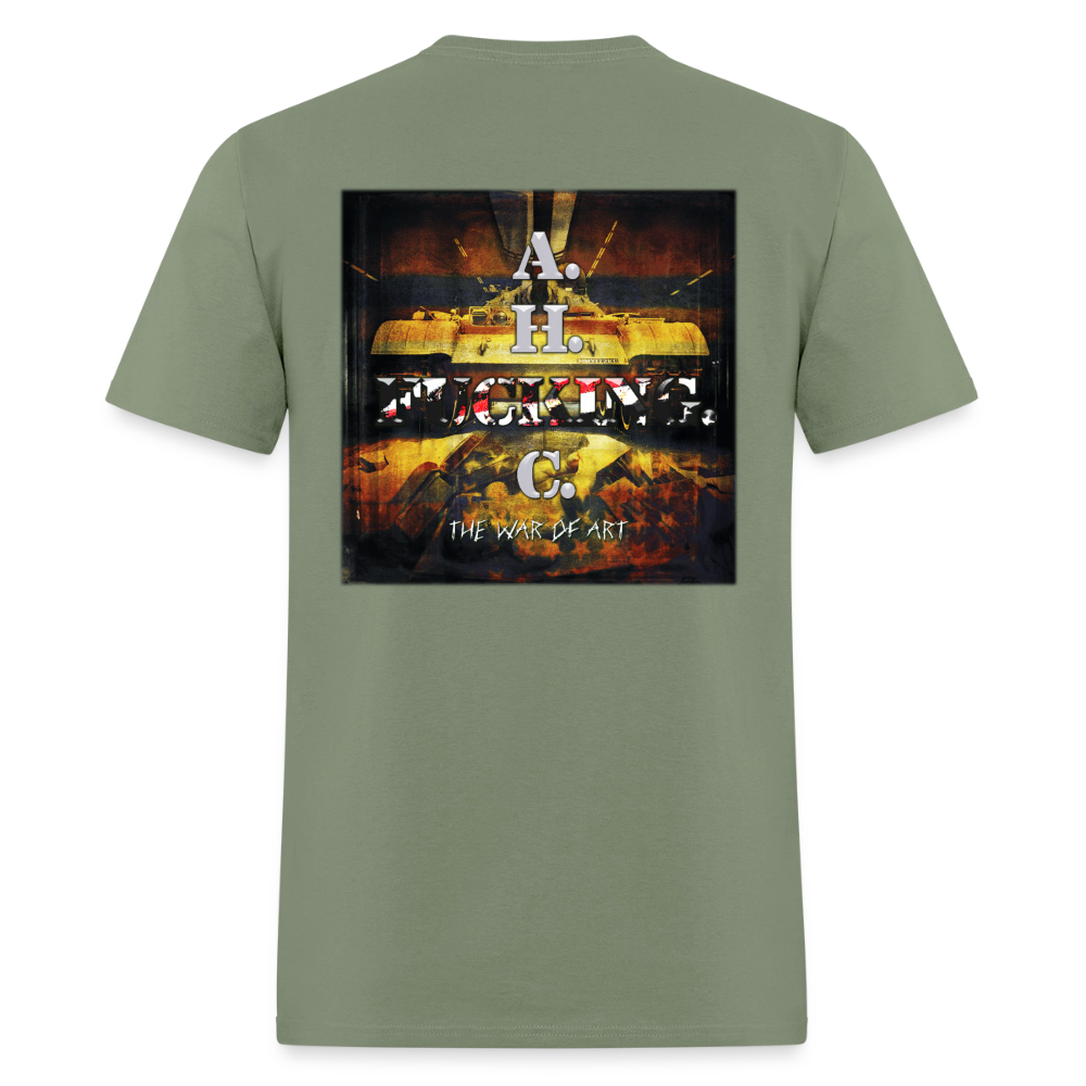 "A Violent Reaction" - A Violent Reaction: 25 Years of The War of Art | T-Shirt - military green