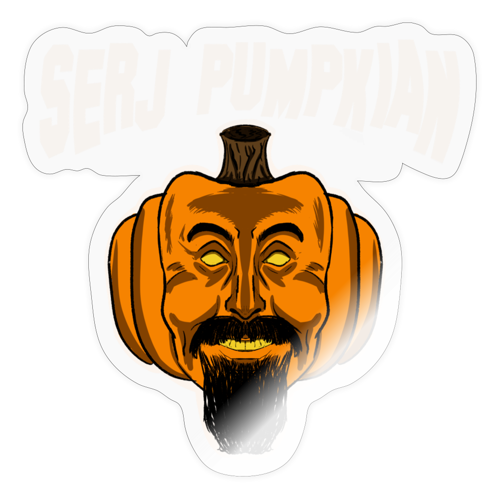 Serj Pumpkian - Sticker - transparent glossy