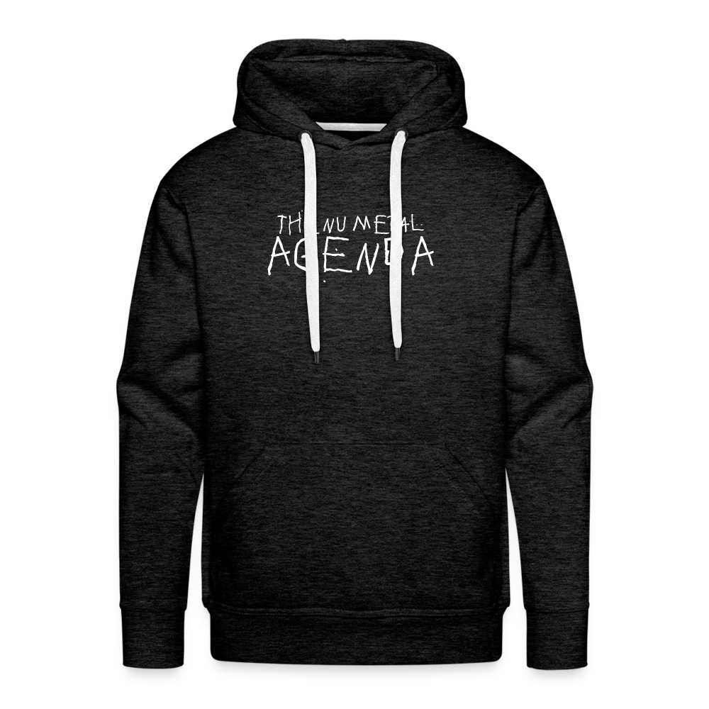 NMA Skully Guy - Flame Hoodie - charcoal grey