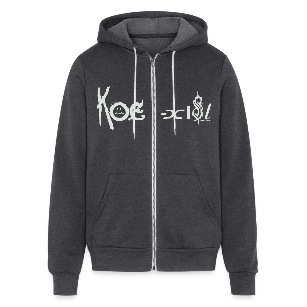 Koexist - Zip Hoodie - charcoal grey