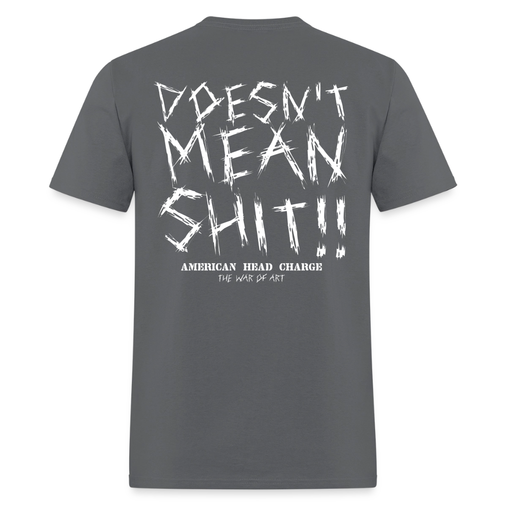 "Reach and Touch" - A Violent Reaction: 25 Years of The War of Art | T-Shirt - charcoal