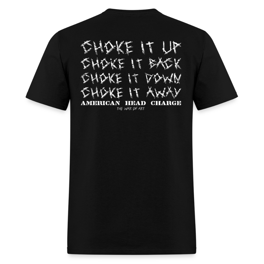 "Americ*nt Evolving Into Useless Psychic Garbage" - A Violent Reaction: 25 Years of The War of Art | T-Shirt - black