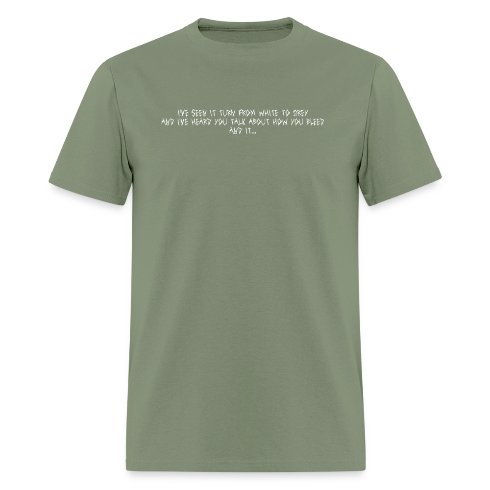 "Reach and Touch" - A Violent Reaction: 25 Years of The War of Art | T-Shirt - military green