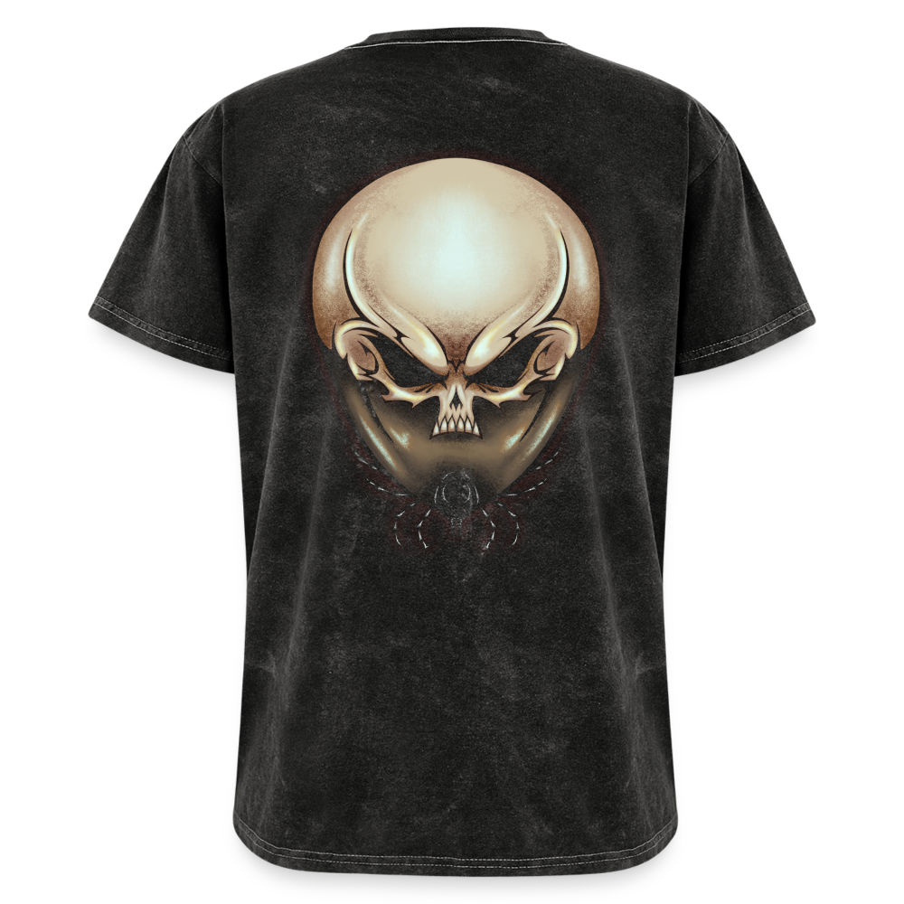 NMA Tick Skull - Mineral Wash T-shirt - mineral black