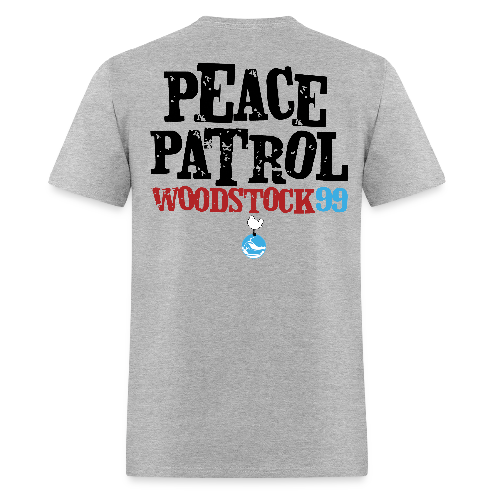 Woodstock 99 Peace Patrol - Color Tees - heather gray