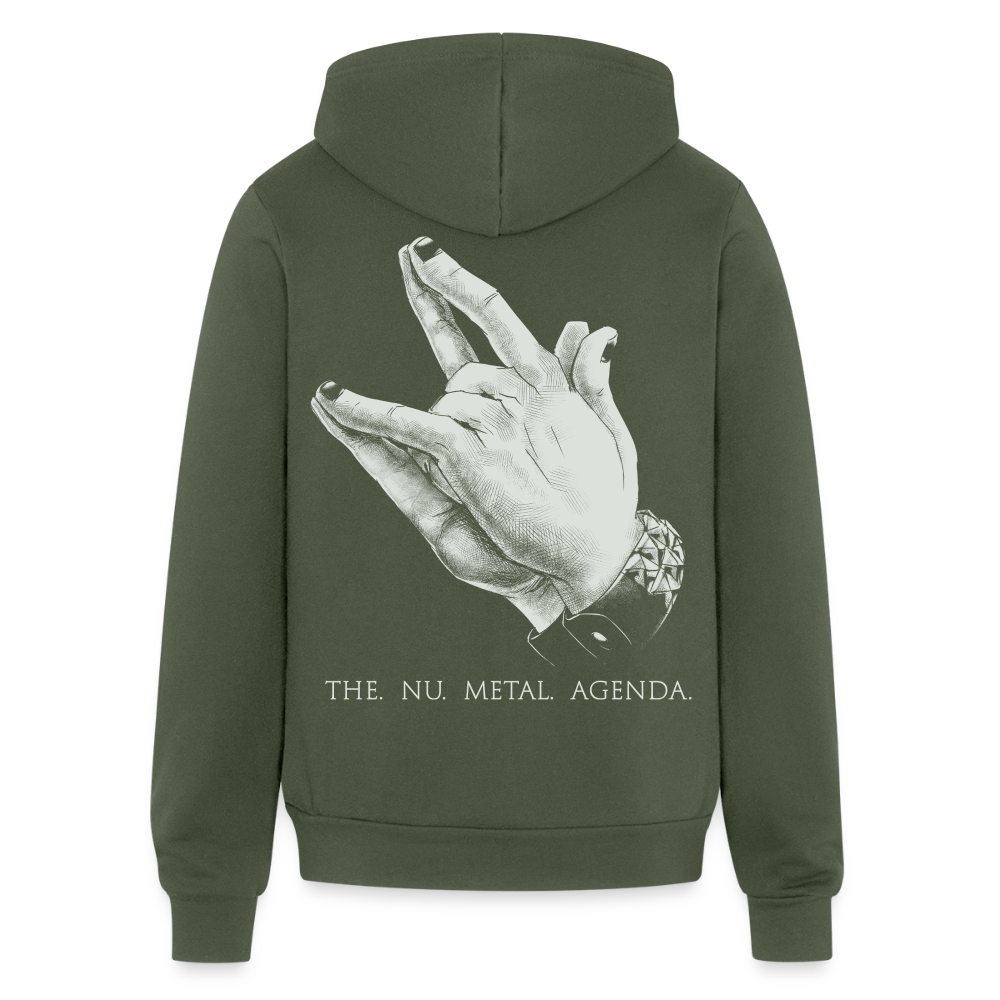Nu Metal Will Provide - Zip Hoodie - military green