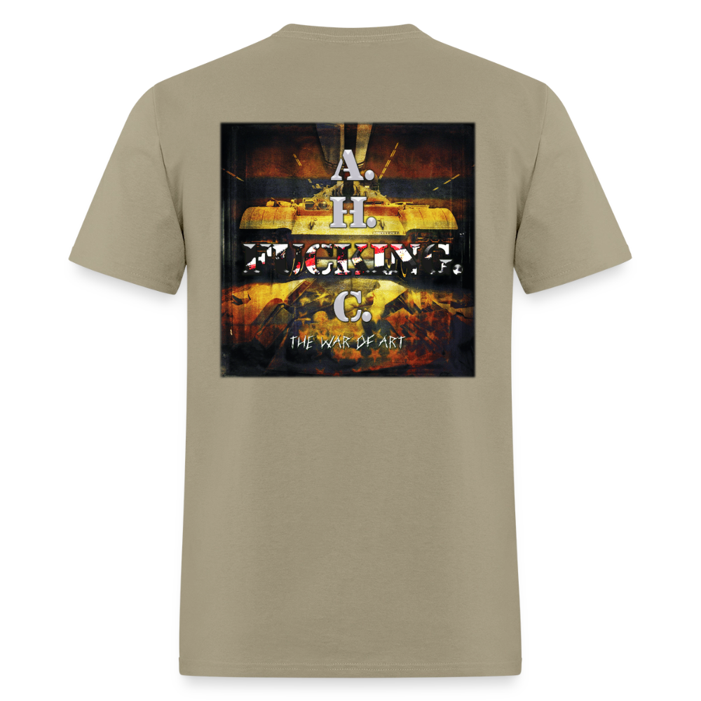 "Never Get Caught" - A Violent Reaction: 25 Years of The War of Art | T-Shirt - khaki
