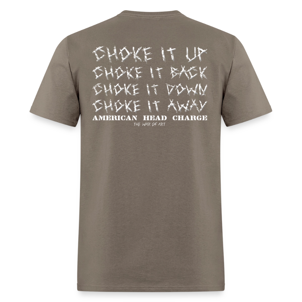 "Americ*nt Evolving Into Useless Psychic Garbage" - A Violent Reaction: 25 Years of The War of Art | T-Shirt - safari