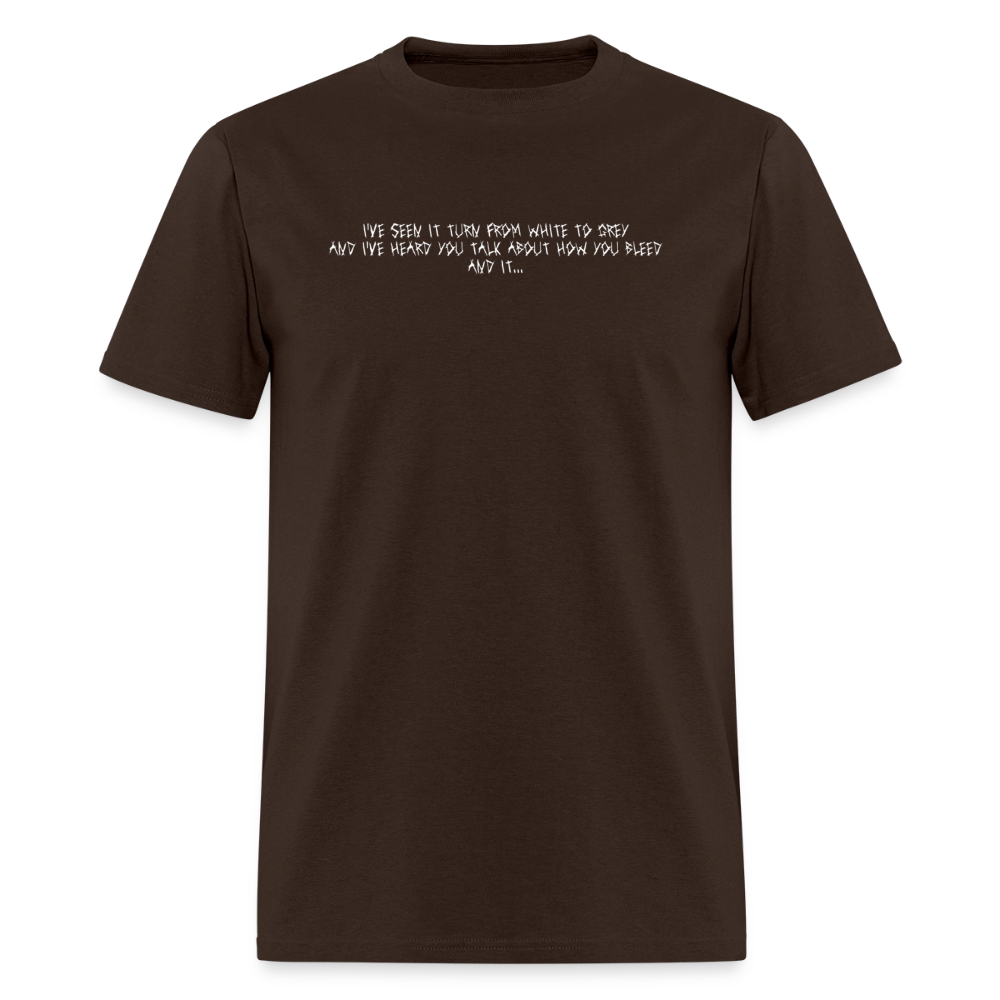 "Reach and Touch" - A Violent Reaction: 25 Years of The War of Art | T-Shirt - brown